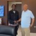 Benjamin Asare Pays Courtesy Call on Professor Joshua Alabi